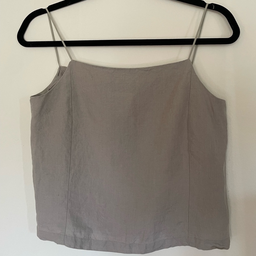 S’ Max Mara 100% linen tank